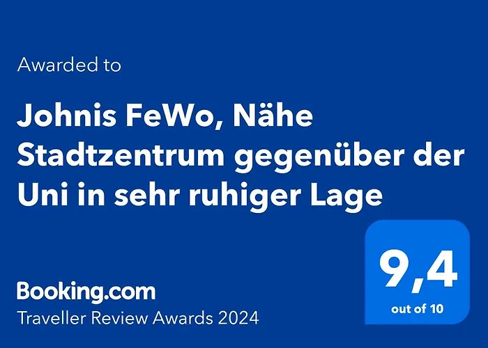 Johnis Fewo, Naehe Stadtzentrum Gegenueber Der Uni In Sehr Ruhiger Lage Und Eigenem Parkplatz