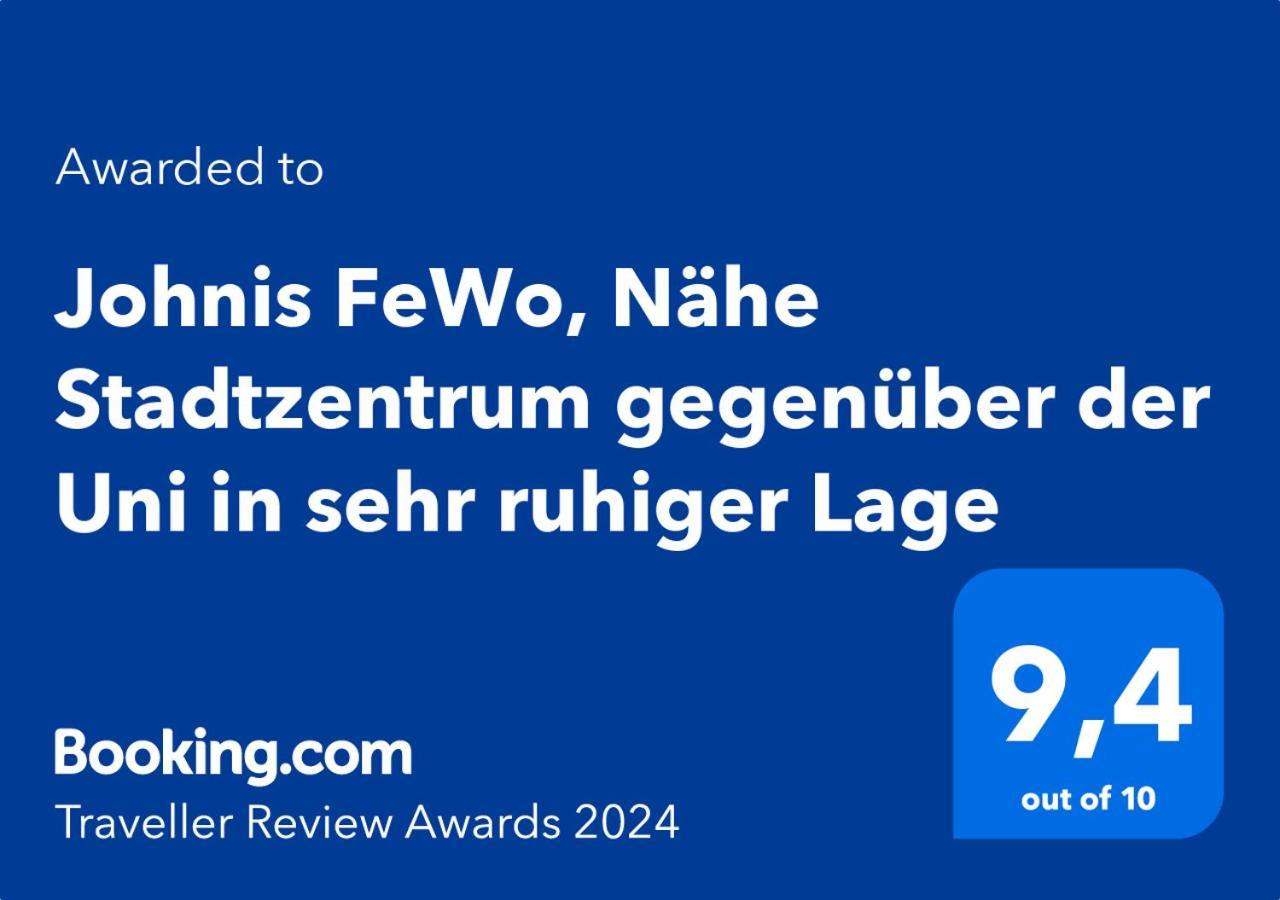 Apartment Johnis Fewo, Naehe Stadtzentrum Gegenueber Der Uni In Sehr Ruhiger Lage Und Eigenem Parkplatz *