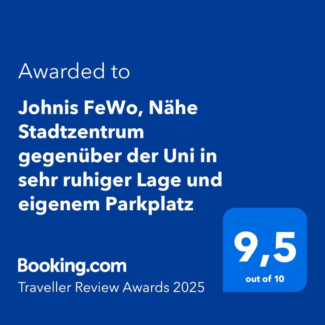 Johnis Fewo, Naehe Stadtzentrum Gegenueber Der Uni In Sehr Ruhiger Lage Und Eigenem Parkplatz Апартаменты